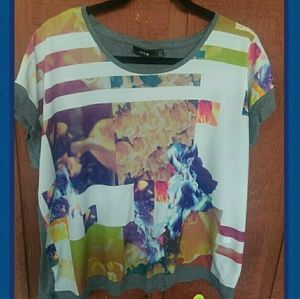 🍁Apt.9 PXL Floral Shirt